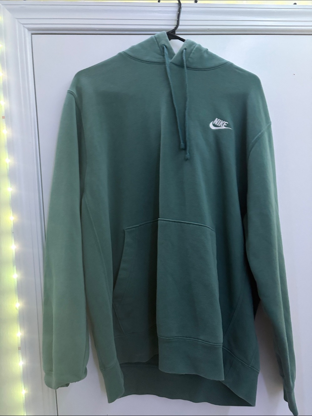 Nike Men's Teal Green Pullover Hoodie